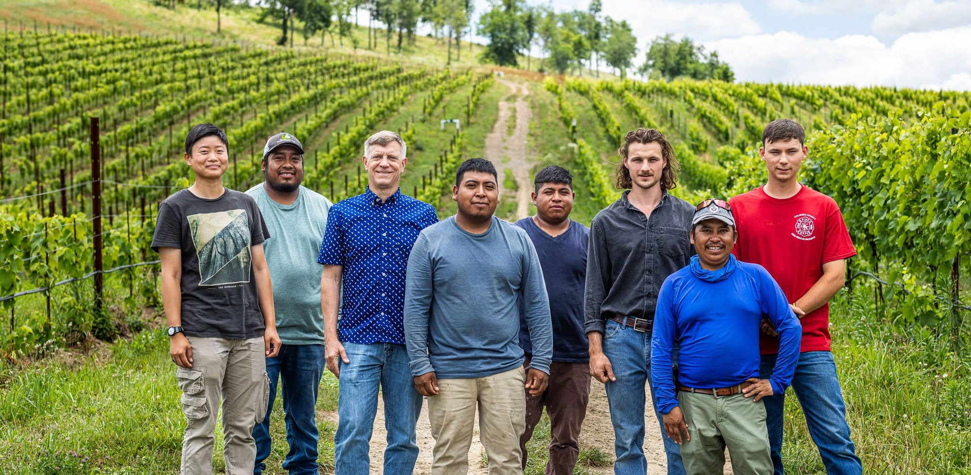 Part of our team at Klocke Estate