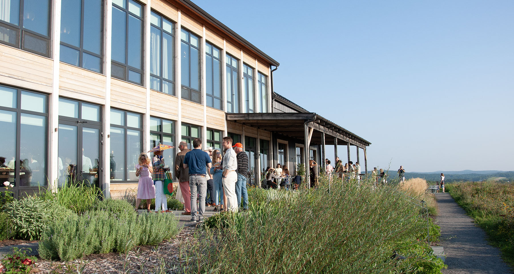 An outdoors private event at Klocke Estate