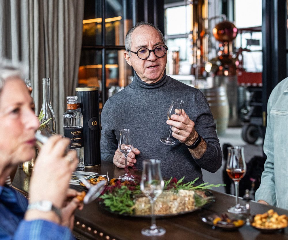 A tasting at Klocke Estate