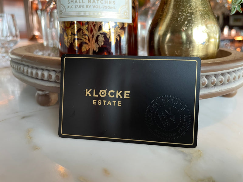 Klocke Estate Digital Gift Card - ONLINE STORE ONLY