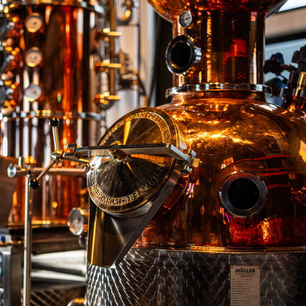 Our Müller distillery system