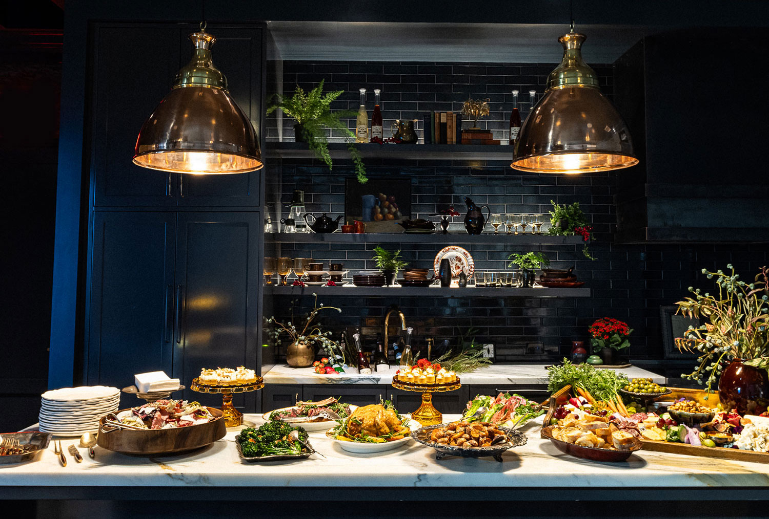 The buffet at Klocke Estate